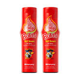 SAMYANG frasco frontal Buldak 2X mostrando etiqueta llamativa y tamaño