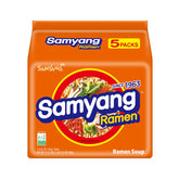 SAMYANG paquete frontal mostrando diseño y conveniencia para despensa