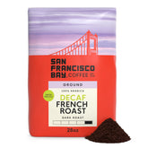 San Francisco Bay bolsa frente mostrando el empaque y beneficio de sabor intenso