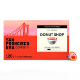 SAN FRANCISCO BAY envase frontal de 120 cápsulas mostrando producto y beneficio práctico