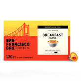 San Francisco Bay frente del empaque mostrando 120 cápsulas y beneficios