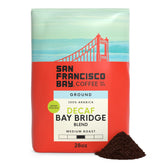 San Francisco Bay vista frontal del paquete 28 oz mostrando etiqueta clara y valor