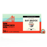 SAN FRANCISCO BAY frente del empaque Bay Bridge Blend, visual atractivo y claro