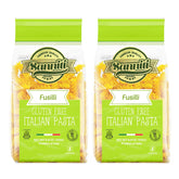 Sanniti fusilli frente del paquete mostrando el envase y beneficios