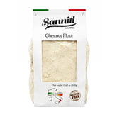 Sanniti frente del paquete mostrando 500 g y diseño auténtico italiano