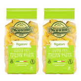 Sanniti rigatoni frente del paquete mostrando la marca y formato práctico