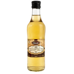 Sanniti vinagre Champagne Ardenne botella frontal elegancia y sabor