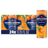 Sanpellegrino lata frontal mostrando la marca y atractivo visual