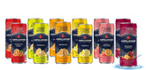 San Pellegrino pack frontal mostrando las seis variedades y beneficio de variedad