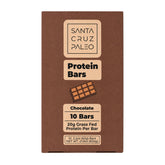 Santa Cruz Paleo empaque frontal mostrando 20 g de proteína y sabor chocolate