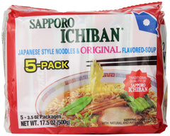Sapporo Ichiban paquete frontal mostrando el diseño y beneficios prácticos