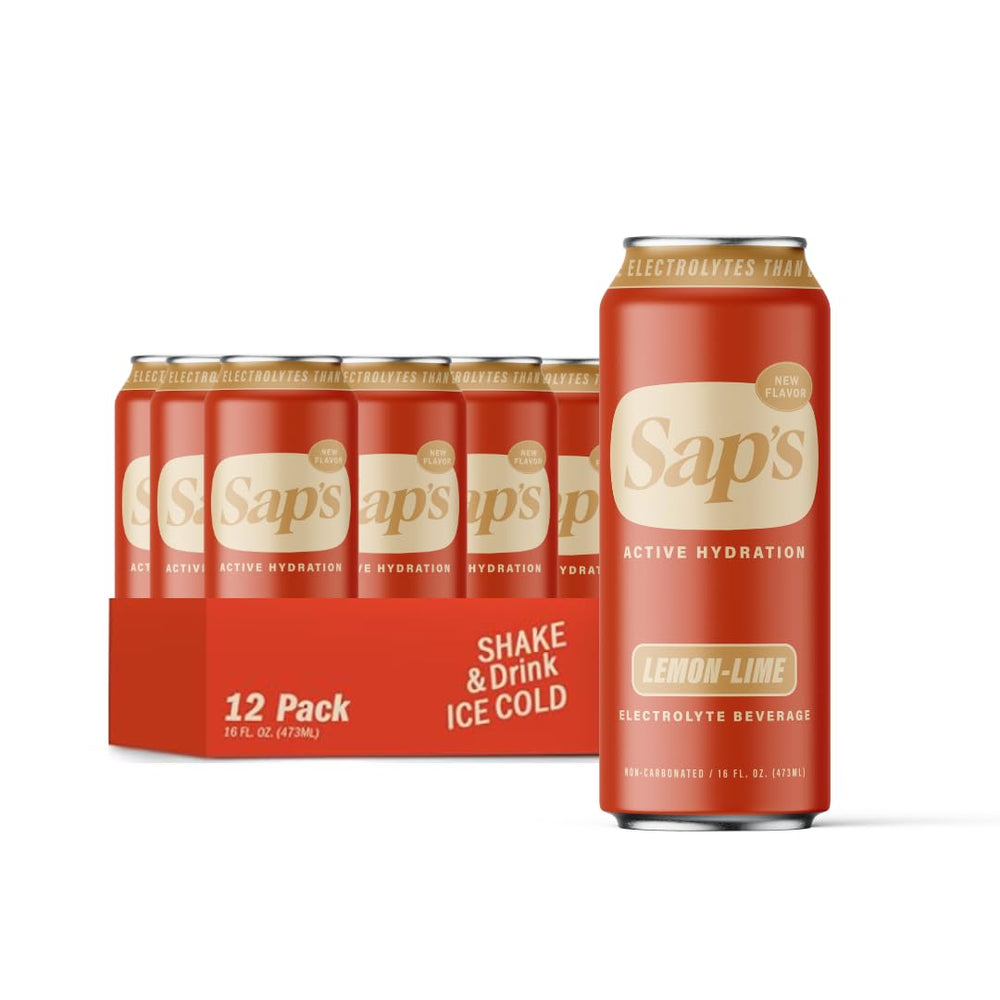 SAP’S lata frontal lemon lime mostrando etiqueta clara y beneficios