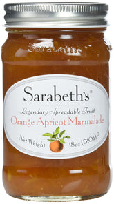 Sarabeth's frasco frente mostrando color dorado y atractivo visual