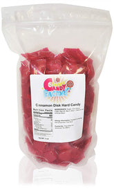 Sarah's Candy Factory bolsa frontal mostrando 3 lb y cierre reutilizable, mantiene frescura