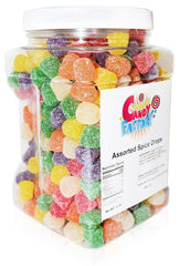 Sarah's Candy Factory primer plano de textura gomosa, masticable y atractiva