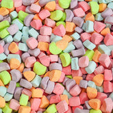 Sarah's Candy Factory empaque frontal mostrando 16 oz y colores llamativos