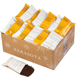 SARASOTA COFFEE & TEA CO. empaque frontal que muestra formato 36 unidades y beneficio conveniencia