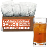 SARASOTA COFFEE & TEA CO. frente del empaque mostrando 48 bolsas y marca