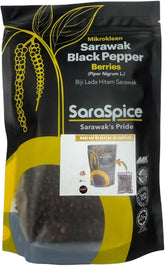 SaraSpice paquete frontal de pimienta Sarawak 200 g con aroma intenso