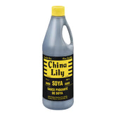 Sattie China Lily botella frontal mostrando etiqueta y volumen, mejora el sazón