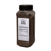 Sauer's bote frontal de pimienta en grano mostrando envase y marca para ahorro