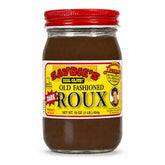 SAVOIE'S frasco frontal del roux oscuro mostrando etiqueta y tamaño práctico