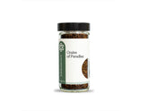 Savory Spice empaque frontal con semillas enteras, conserva frescura