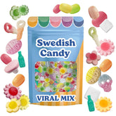Scandylicious paquete frontal mostrando mezcla BUBS y colores vibrantes beneficios visuales