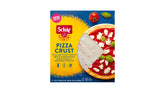 Schär base de pizza frontal empaquetada, fácil preparación