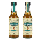 Scrappy's botella frontal del pack de 2 mostrando el diseño y la marca