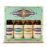 Scrappy's imagen frontal del estuche New Classics mostrando los cuatro frascos, ideal para regalo