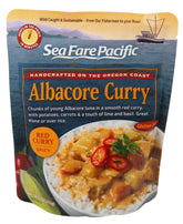 Sea Fare Pacific pouch frontal mostrando etiqueta y tamaño del producto, ideal para identificar