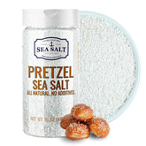 Sea Salt Superstore envase frontal 1 lb mostrando el shaker y marca