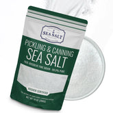 Sea Salt Superstore envase frontal mostrando etiqueta y pureza