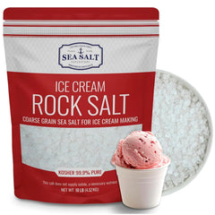 Sea Salt Superstore frente del saco mostrando marca y peso, herramienta confiable