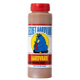 Secret Aardvark frente de etiqueta mostrando sabor y beneficios