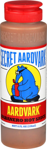 Secret Aardvark botella frontal mostrando etiqueta clara y tamaño