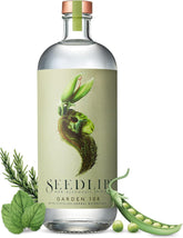 SEEDLIP botella frontal Garden 108 mostrando etiqueta premium y tamaño 700 ml, ideal para ocasiones sin alcohol
