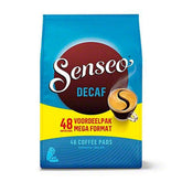 Senseo paquete frontal de pastillas decaf, suministro práctico para el hogar