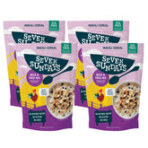 Seven Sundays empaque frontal Wild and Free mostrando ingredientes reales y etiqueta sin gluten