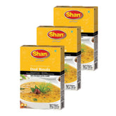 Shan empaque frontal mostrando la mezcla Daal Masala y claridad de ingrediente