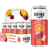 ShineWater lata frontal con diseño Fruit Punch mostrando marca y beneficio de vitamina D