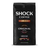 Shock paquete frontal mostrando marca y peso para identificar producto y frescura