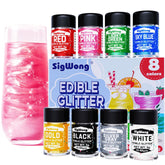 SigWong frascos frente con 8 colores mostrando variedad y conveniencia