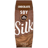 Silk frente del empaque chocolate mostrando diseño y conveniencia