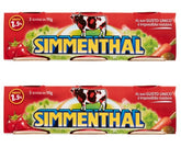 Simmenthal lata frontal mostrando marca y formato 90g, conveniencia inmediata