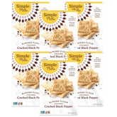 Simple Mills empaque frontal mostrando cajas y beneficio de ingredientes claros