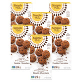 Simple Mills frente del empaque mostrando galletas y sellos sin gluten