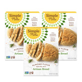 Simple Mills empaque frontal mostrando mezcla y beneficios sin gluten