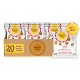 Simple Mills paquete frontal mostrando 20 unidades y conveniencia